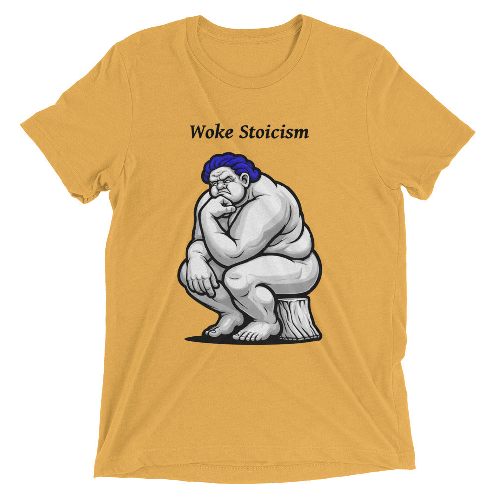 Woke Stoicism Tri-Blend (soft) short sleeve t-shirt