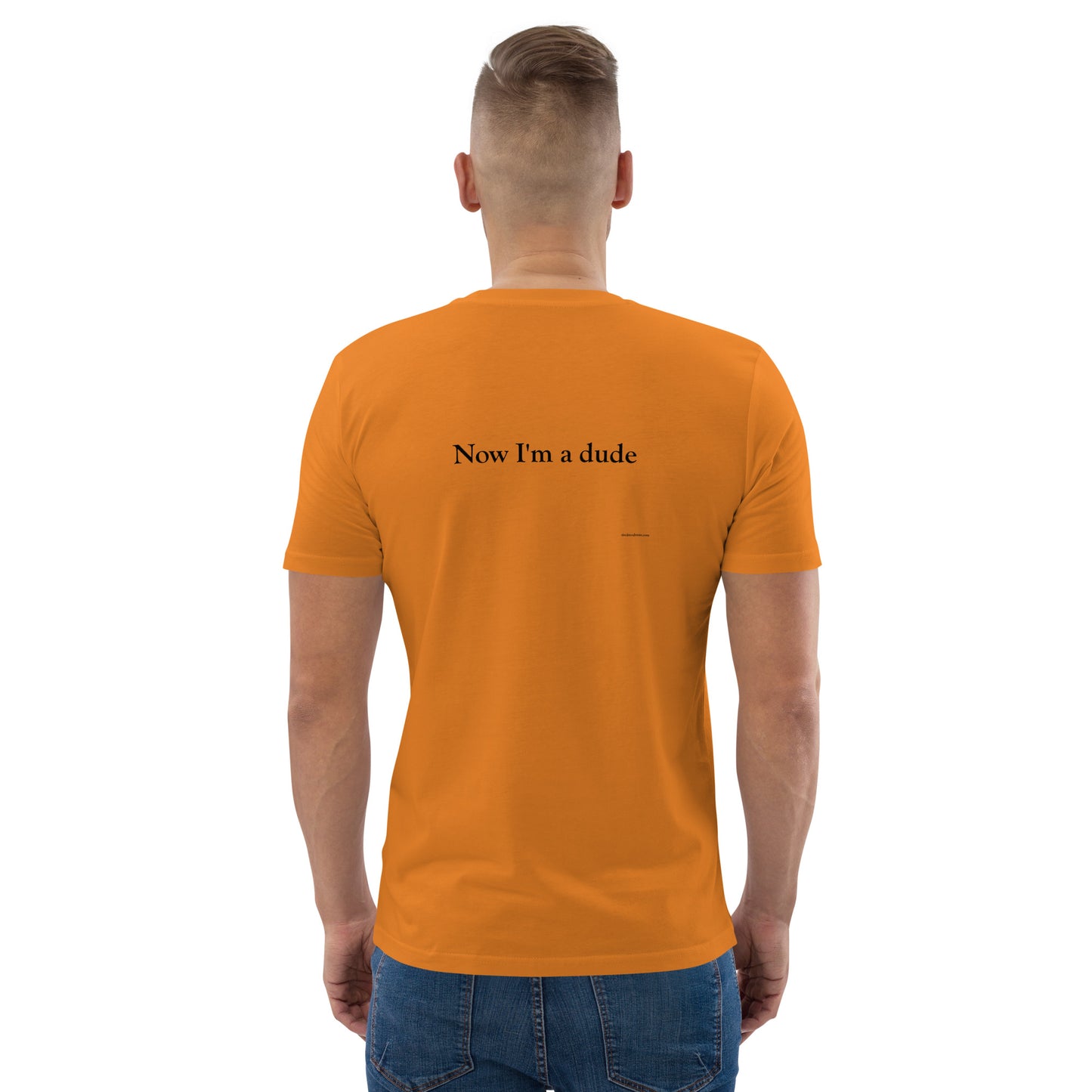 Now I'm a Dude/Now I'm a Chick Unisex Cotton T-Shirt