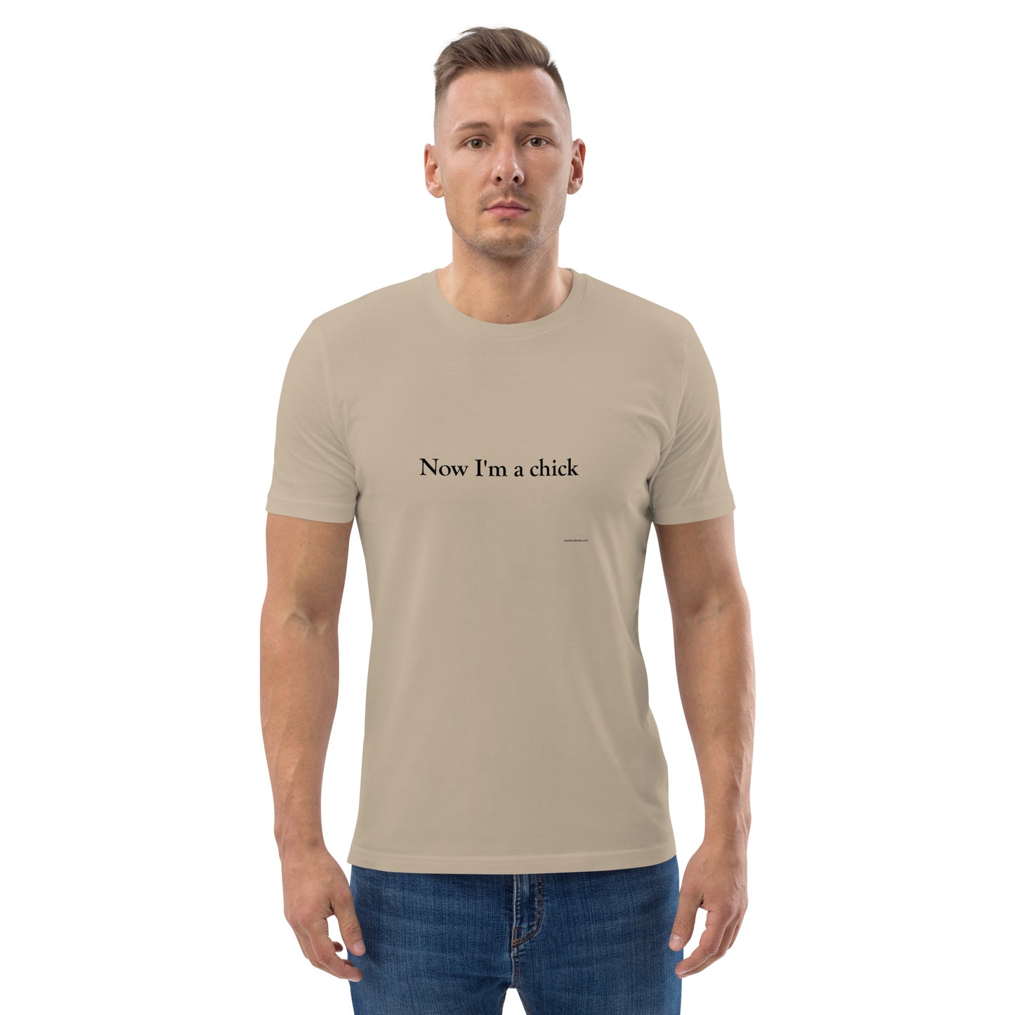 Now I'm a Dude/Now I'm a Chick Unisex Cotton T-Shirt