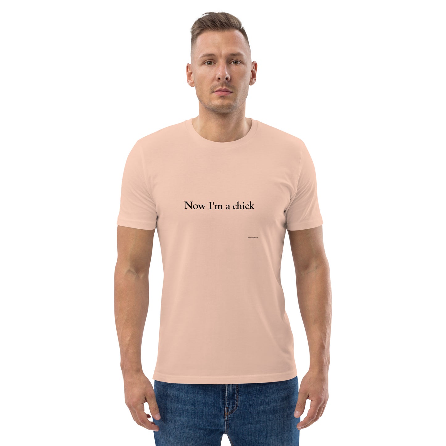 Now I'm a Dude/Now I'm a Chick Unisex Cotton T-Shirt