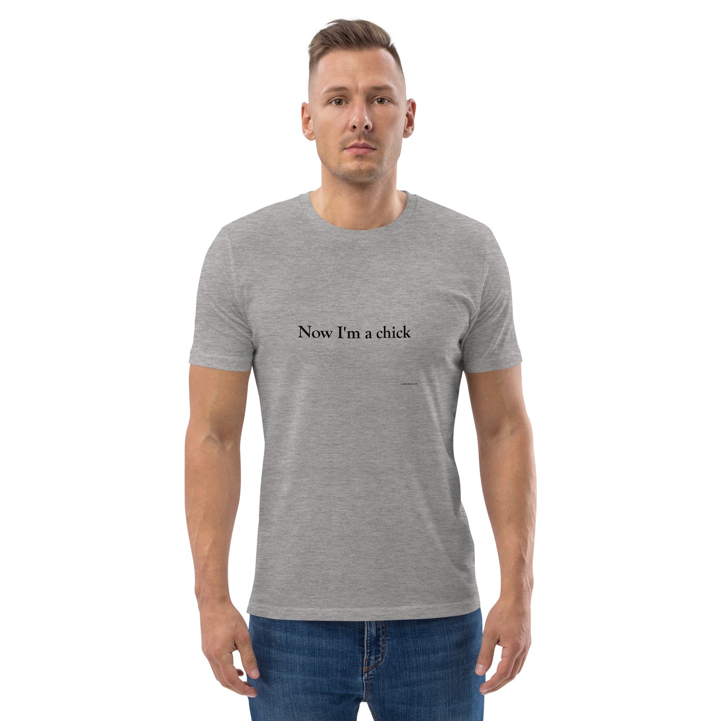 Now I'm a Dude/Now I'm a Chick Unisex Cotton T-Shirt