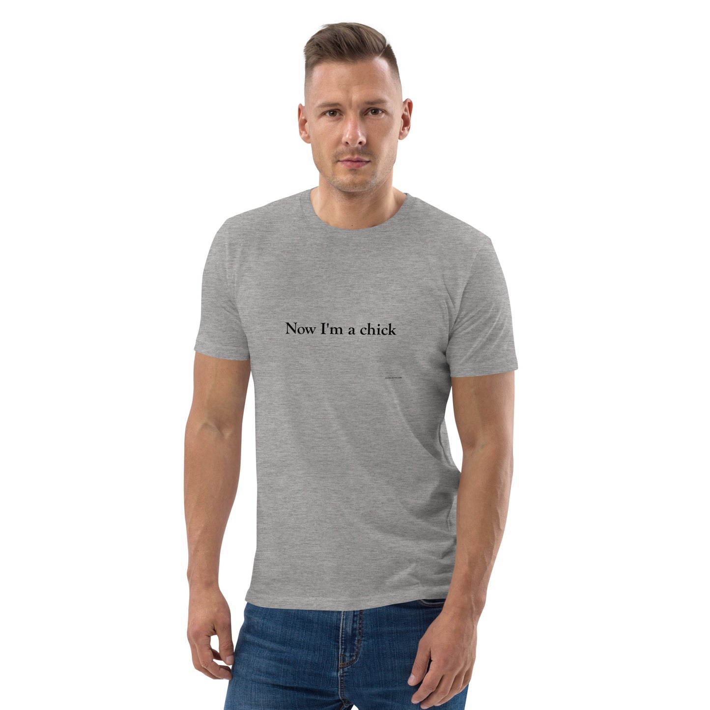 Now I'm a Dude/Now I'm a Chick Unisex Cotton T-Shirt