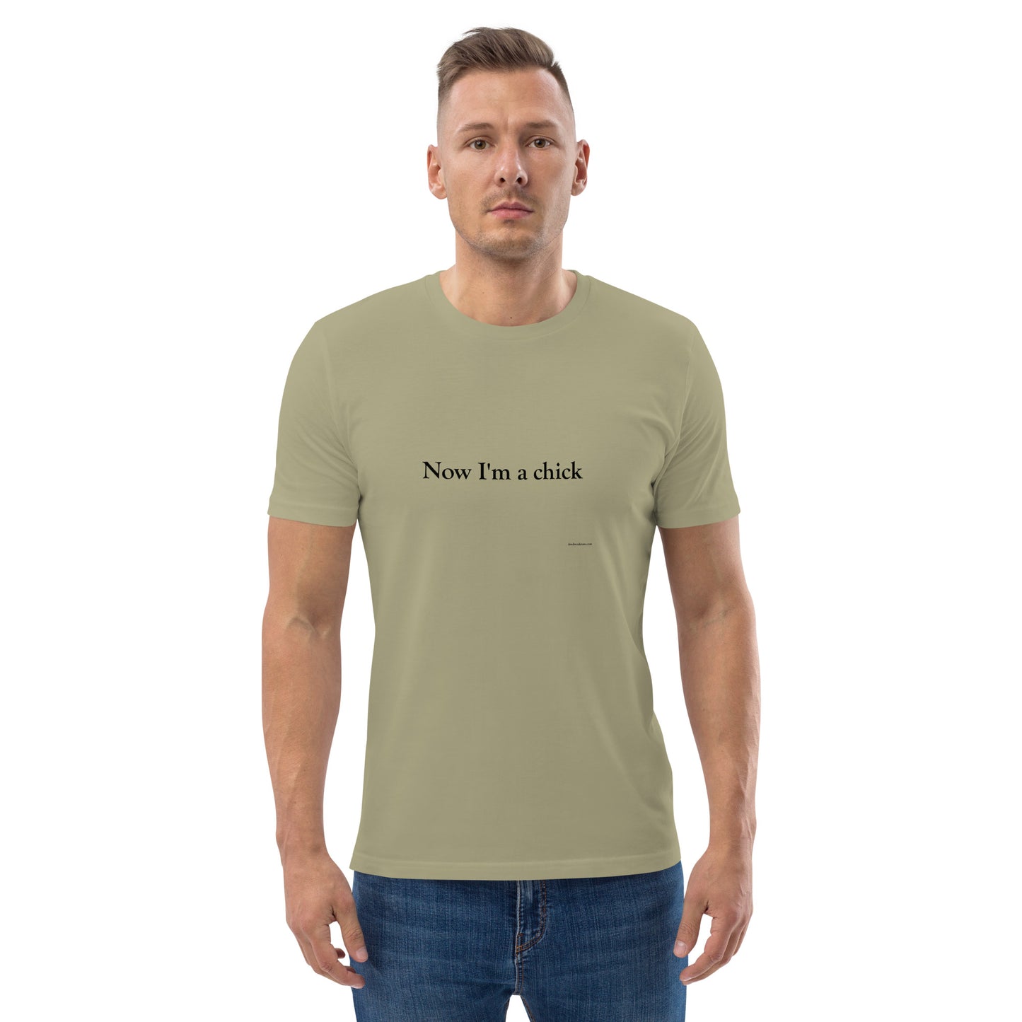 Now I'm a Dude/Now I'm a Chick Unisex Cotton T-Shirt