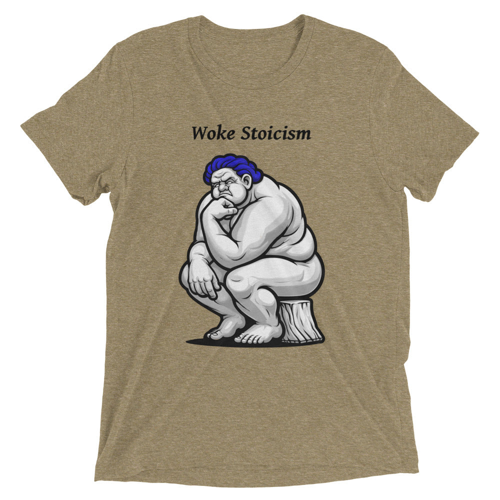 Woke Stoicism Tri-Blend (soft) short sleeve t-shirt